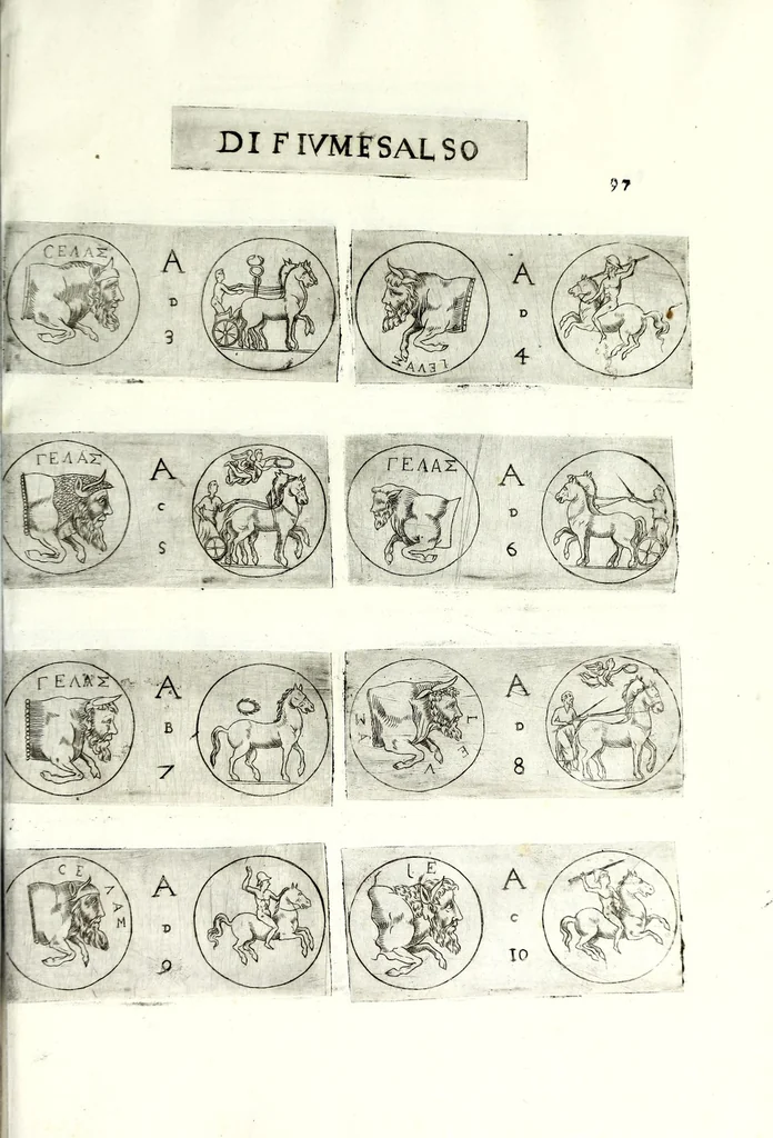 An illustration from Della Sicilia di Filippo Parvta descritta con medaglie, parte prima, 1612, leaf 209