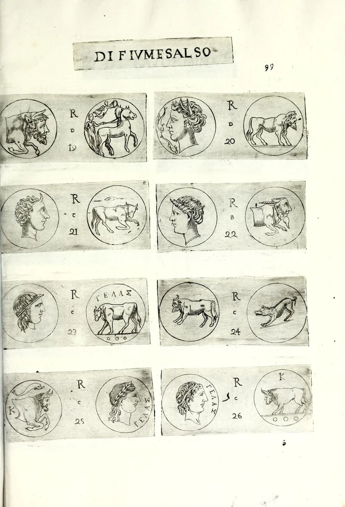 An illustration from Della Sicilia di Filippo Parvta descritta con medaglie, parte prima, 1612, leaf 213