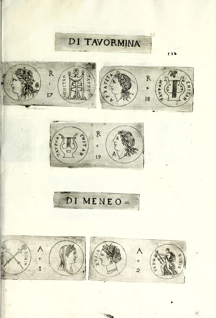 An illustration from Della Sicilia di Filippo Parvta descritta con medaglie, parte prima, 1612, leaf 219