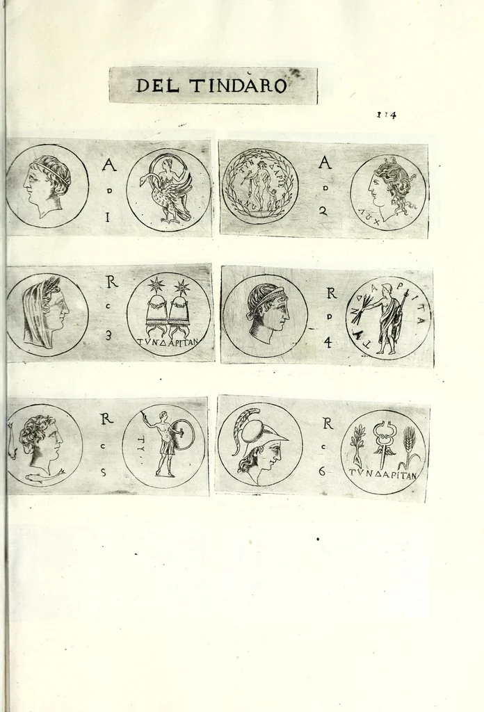 An illustration from Della Sicilia di Filippo Parvta descritta con medaglie, parte prima, 1612, leaf 243