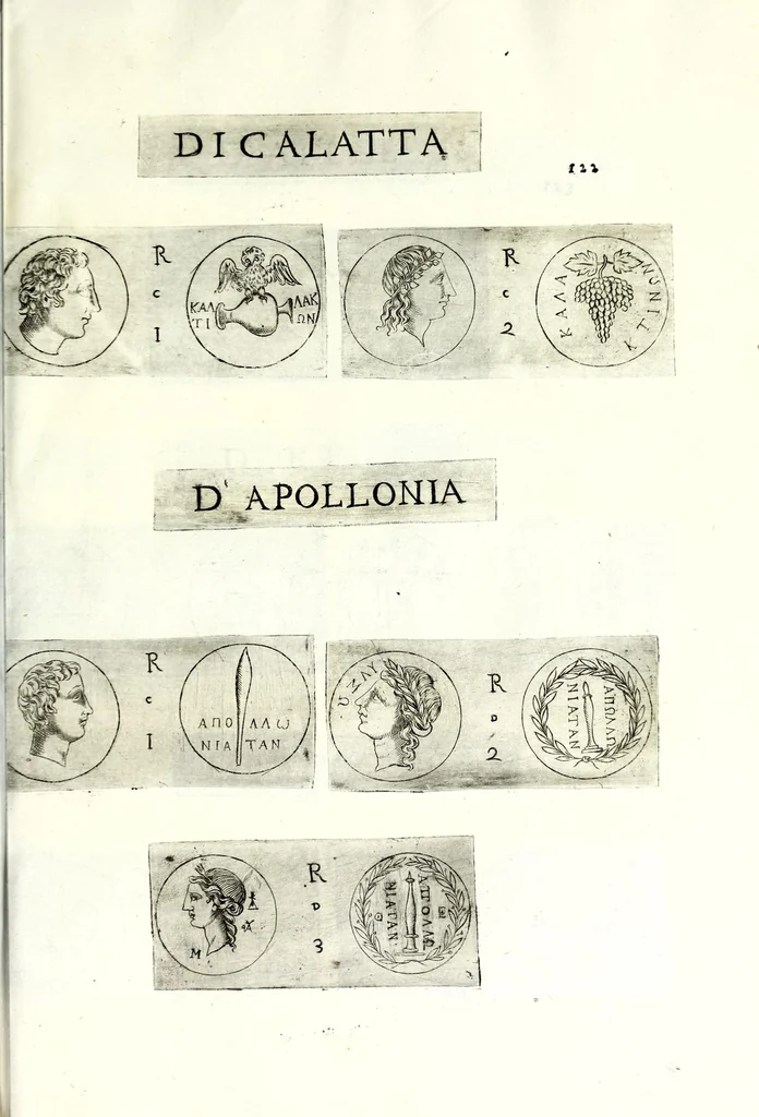 An illustration from Della Sicilia di Filippo Parvta descritta con medaglie, parte prima, 1612, leaf 259