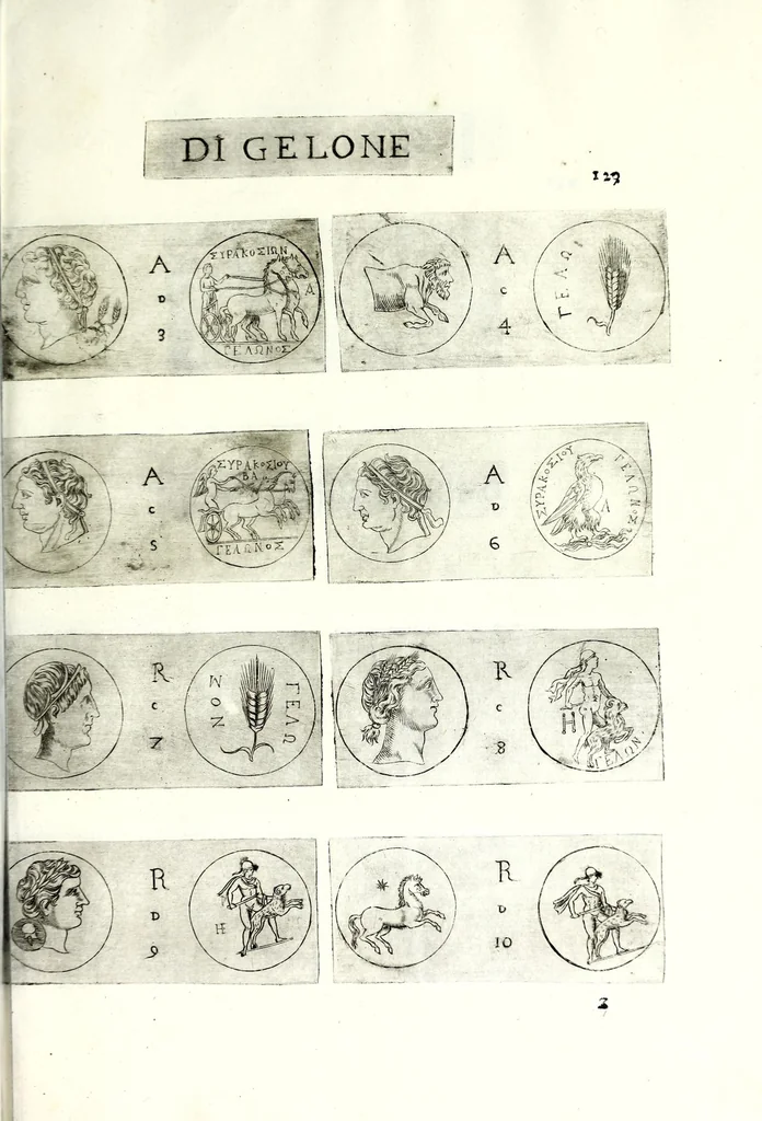 An illustration from Della Sicilia di Filippo Parvta descritta con medaglie, parte prima, 1612, leaf 273