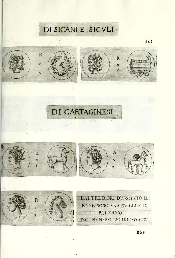 An illustration from Della Sicilia di Filippo Parvta descritta con medaglie, parte prima, 1612, leaf 301
