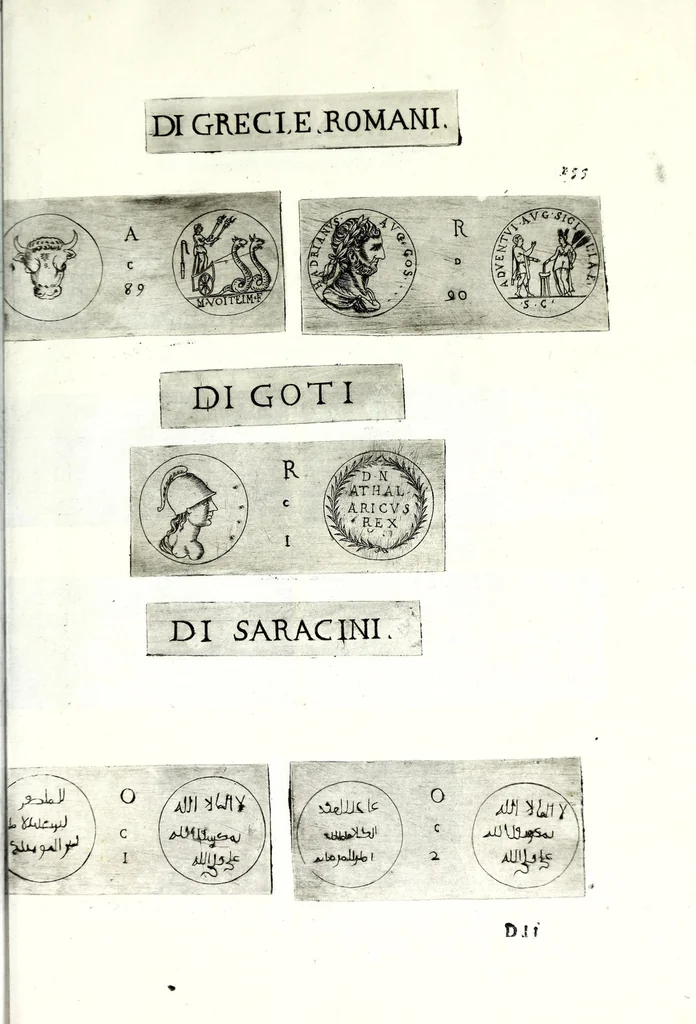 An illustration from Della Sicilia di Filippo Parvta descritta con medaglie, parte prima, 1612, leaf 325