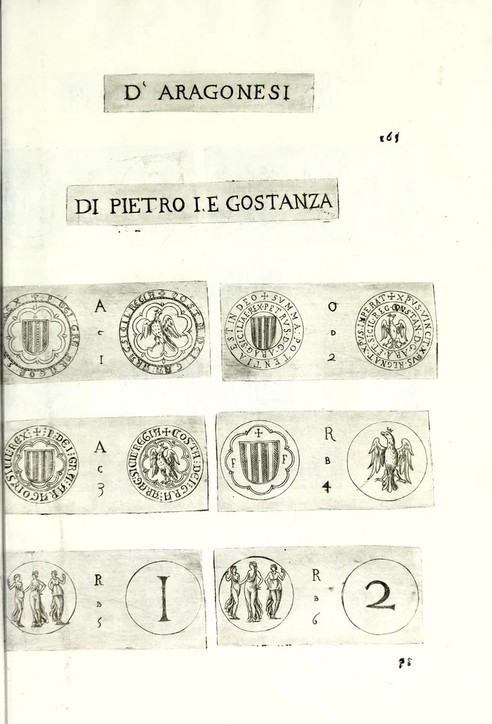 An illustration from Della Sicilia di Filippo Parvta descritta con medaglie, parte prima, 1612, leaf 345