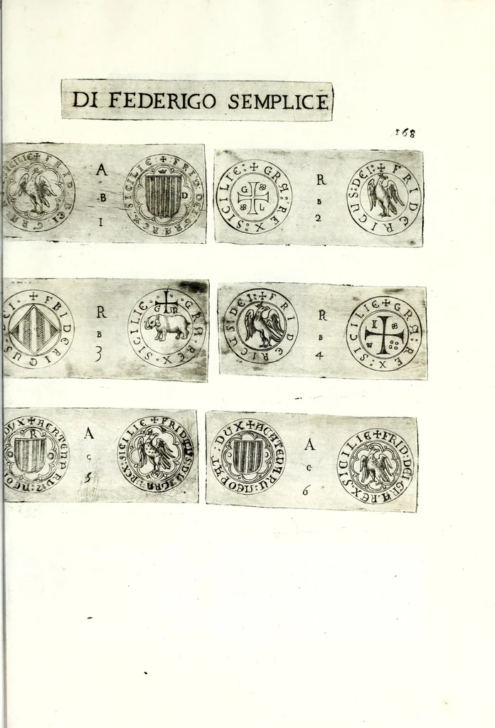 An illustration from Della Sicilia di Filippo Parvta descritta con medaglie, parte prima, 1612, leaf 351