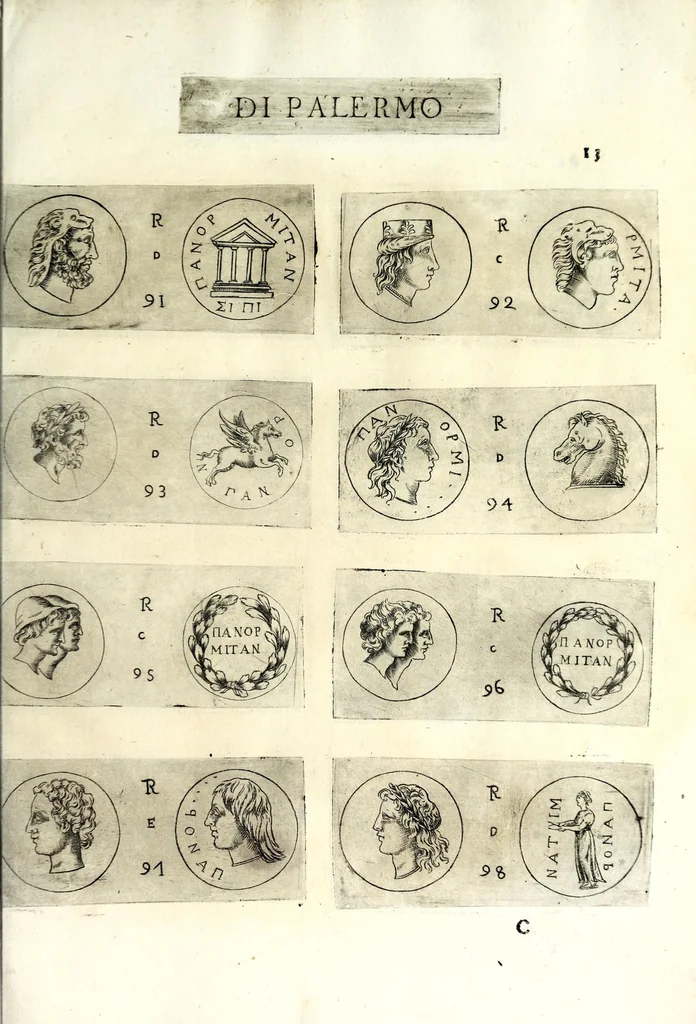 An illustration from Della Sicilia di Filippo Parvta descritta con medaglie, parte prima, 1612, leaf 41