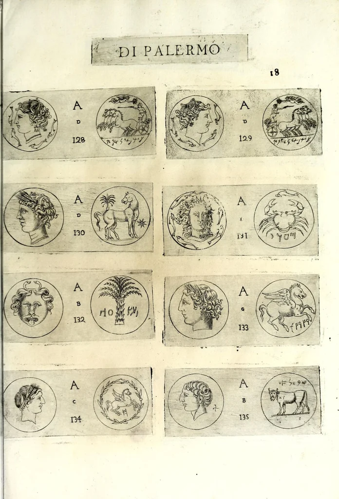 An illustration from Della Sicilia di Filippo Parvta descritta con medaglie, parte prima, 1612, leaf 51