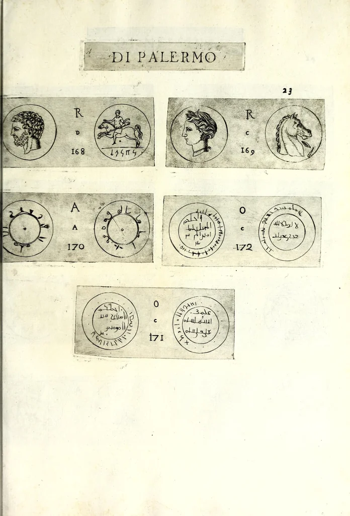 An illustration from Della Sicilia di Filippo Parvta descritta con medaglie, parte prima, 1612, leaf 61
