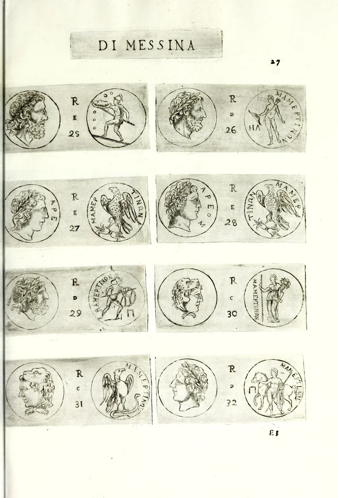 An illustration from Della Sicilia di Filippo Parvta descritta con medaglie, parte prima, 1612, leaf 69