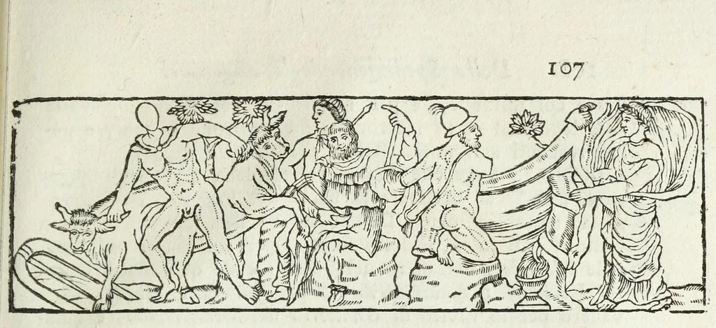 An illustration from Della spedizione degli argonauti in Colco, libri quattro. In cui varj punti si dilucidano intorno alla navigazione, all'astronomia, alla cronologia, e alla geografia degli antichi, 1745, leaf 129