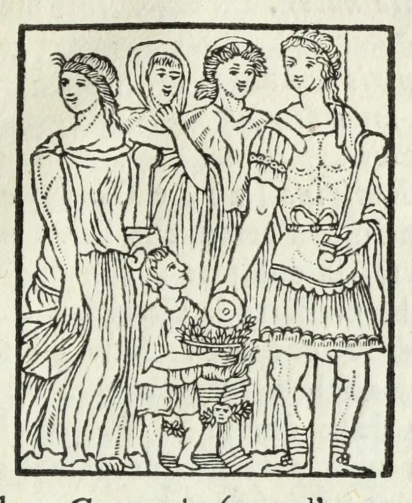 An illustration from Della spedizione degli argonauti in Colco, libri quattro. In cui varj punti si dilucidano intorno alla navigazione, all'astronomia, alla cronologia, e alla geografia degli antichi, 1745, leaf 95