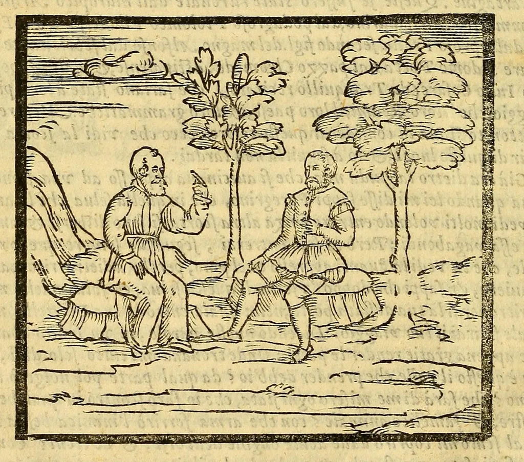 An illustration from Della tramutatione metallica sogni tre, 1599, leaf 102