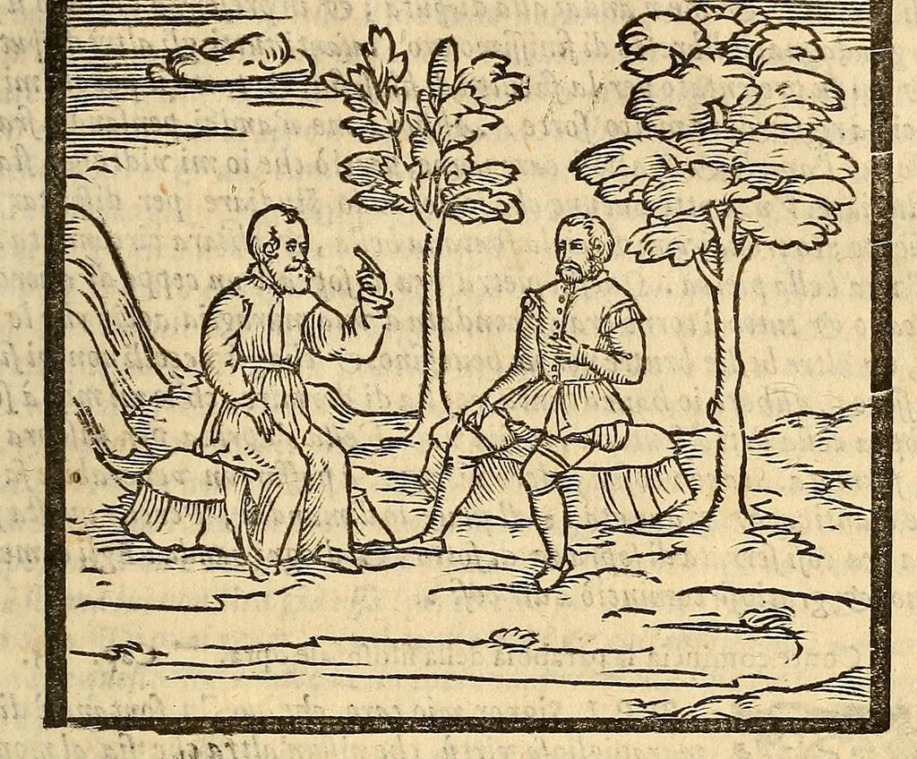 An illustration from Della tramutatione metallica sogni tre, 1599, leaf 175