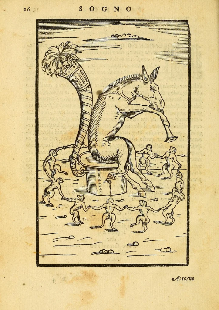 An illustration from Della tramutatione metallica sogni tre, 1599, leaf 36