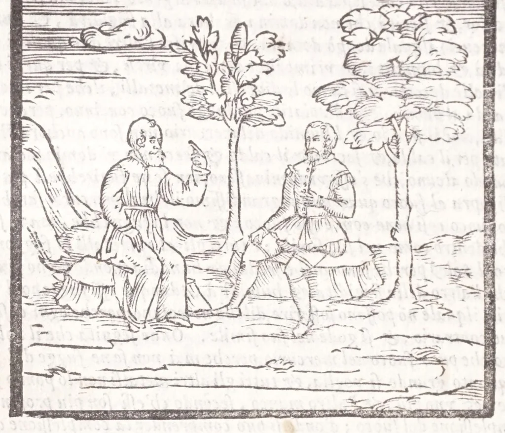 An illustration from Della tramutatione metallica sogni tre, 1599, leaf 114
