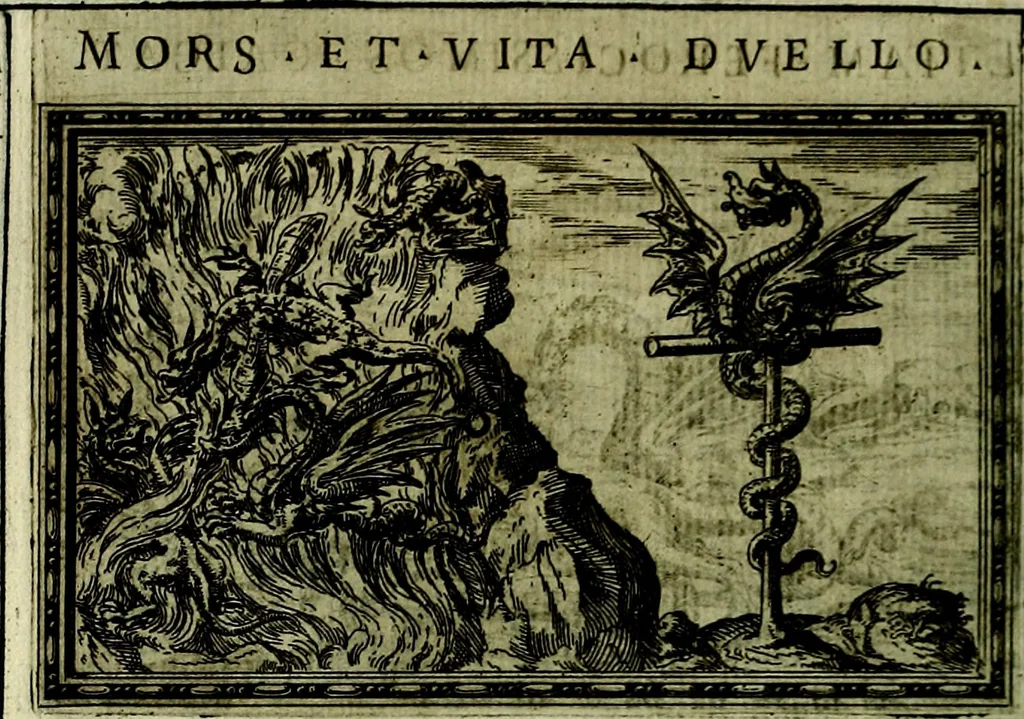 An illustration from Delle allusioni, imprese, et emblemi del Sig. Principio Fabricii da Teramo sopra la vita, opere, et attioni di Gregorio XIII Pontefice Massimo libri VI .., 1588, leaf 101