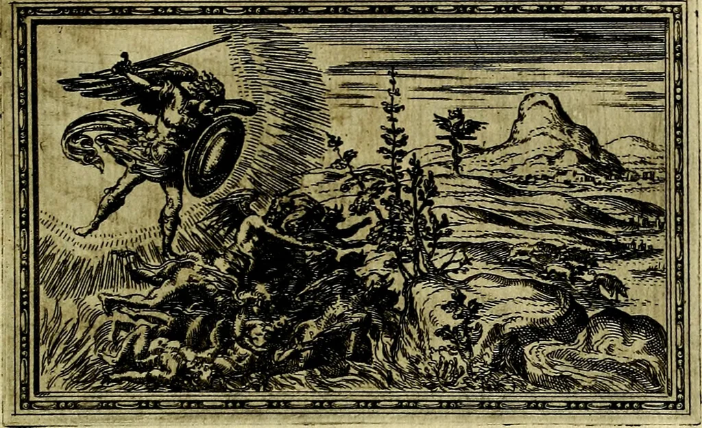 An illustration from Delle allusioni, imprese, et emblemi del Sig. Principio Fabricii da Teramo sopra la vita, opere, et attioni di Gregorio XIII Pontefice Massimo libri VI .., 1588, leaf 106