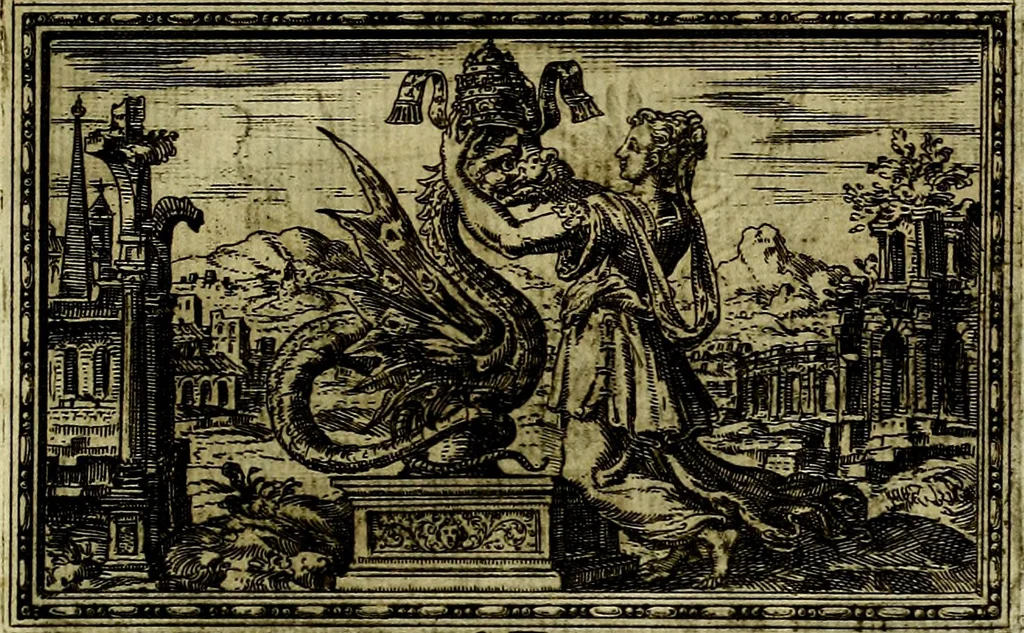 An illustration from Delle allusioni, imprese, et emblemi del Sig. Principio Fabricii da Teramo sopra la vita, opere, et attioni di Gregorio XIII Pontefice Massimo libri VI .., 1588, leaf 116
