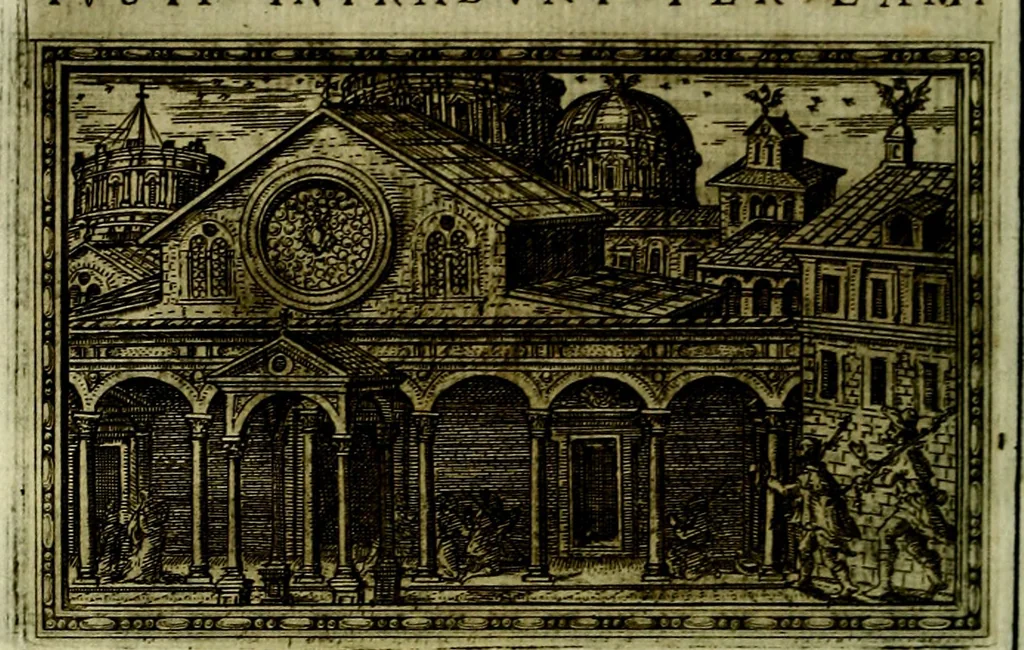 An illustration from Delle allusioni, imprese, et emblemi del Sig. Principio Fabricii da Teramo sopra la vita, opere, et attioni di Gregorio XIII Pontefice Massimo libri VI .., 1588, leaf 119