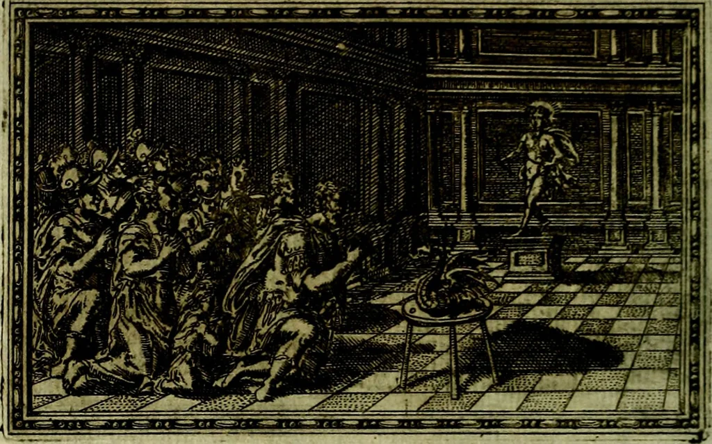 An illustration from Delle allusioni, imprese, et emblemi del Sig. Principio Fabricii da Teramo sopra la vita, opere, et attioni di Gregorio XIII Pontefice Massimo libri VI .., 1588, leaf 131