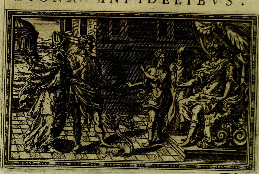 An illustration from Delle allusioni, imprese, et emblemi del Sig. Principio Fabricii da Teramo sopra la vita, opere, et attioni di Gregorio XIII Pontefice Massimo libri VI .., 1588, leaf 141
