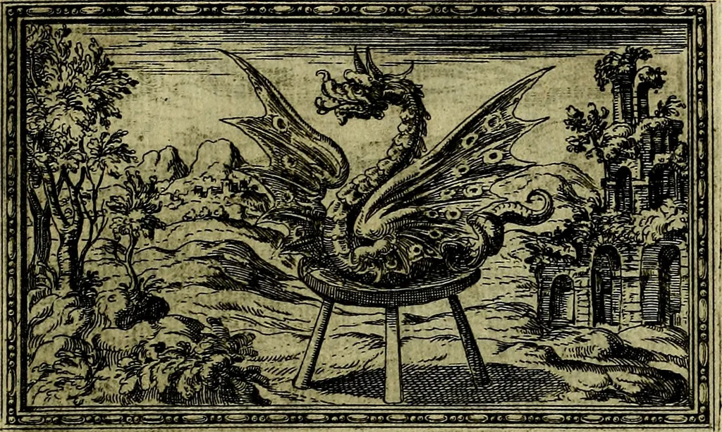 An illustration from Delle allusioni, imprese, et emblemi del Sig. Principio Fabricii da Teramo sopra la vita, opere, et attioni di Gregorio XIII Pontefice Massimo libri VI .., 1588, leaf 164