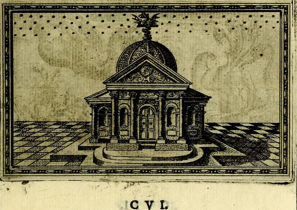 An illustration from Delle allusioni, imprese, et emblemi del Sig. Principio Fabricii da Teramo sopra la vita, opere, et attioni di Gregorio XIII Pontefice Massimo libri VI .., 1588, leaf 178