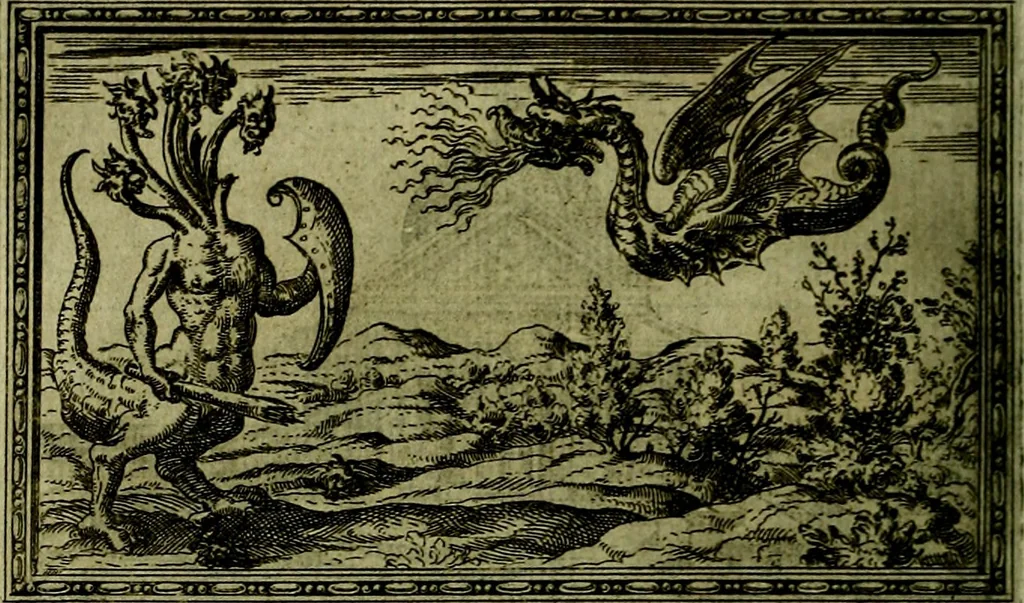 An illustration from Delle allusioni, imprese, et emblemi del Sig. Principio Fabricii da Teramo sopra la vita, opere, et attioni di Gregorio XIII Pontefice Massimo libri VI .., 1588, leaf 179