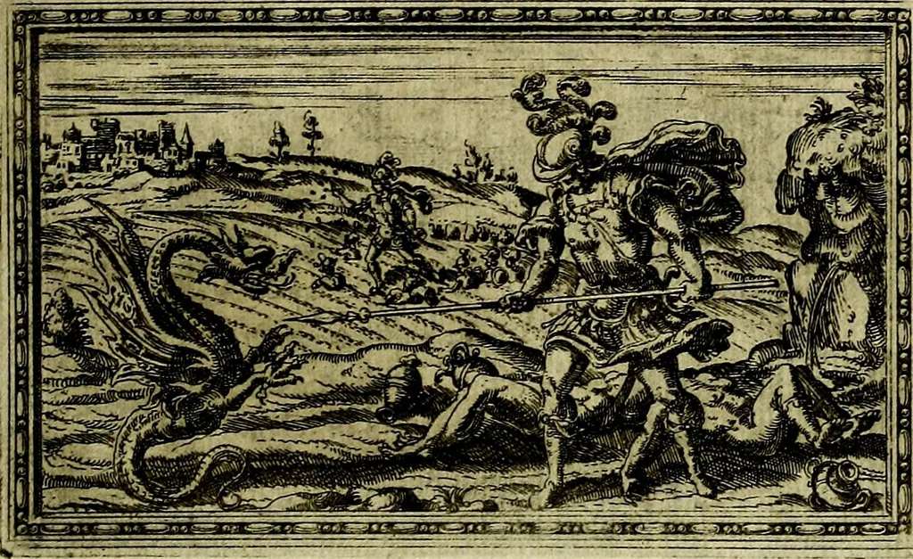 An illustration from Delle allusioni, imprese, et emblemi del Sig. Principio Fabricii da Teramo sopra la vita, opere, et attioni di Gregorio XIII Pontefice Massimo libri VI .., 1588, leaf 200