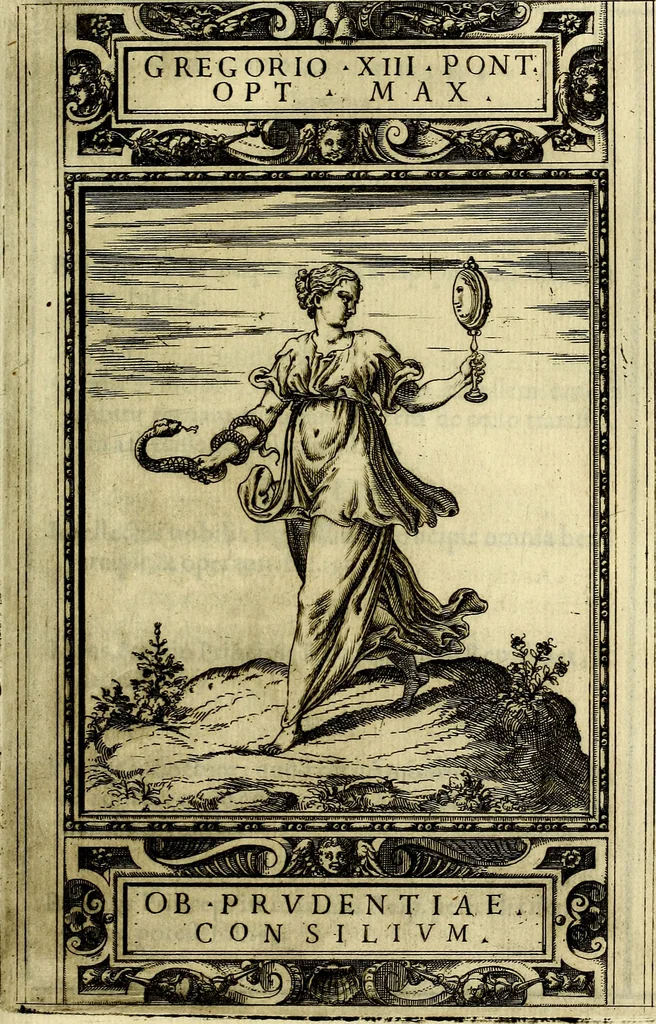 An illustration from Delle allusioni, imprese, et emblemi del Sig. Principio Fabricii da Teramo sopra la vita, opere, et attioni di Gregorio XIII Pontefice Massimo libri VI .., 1588, leaf 208