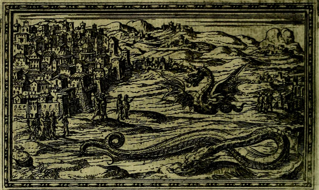 An illustration from Delle allusioni, imprese, et emblemi del Sig. Principio Fabricii da Teramo sopra la vita, opere, et attioni di Gregorio XIII Pontefice Massimo libri VI .., 1588, leaf 217