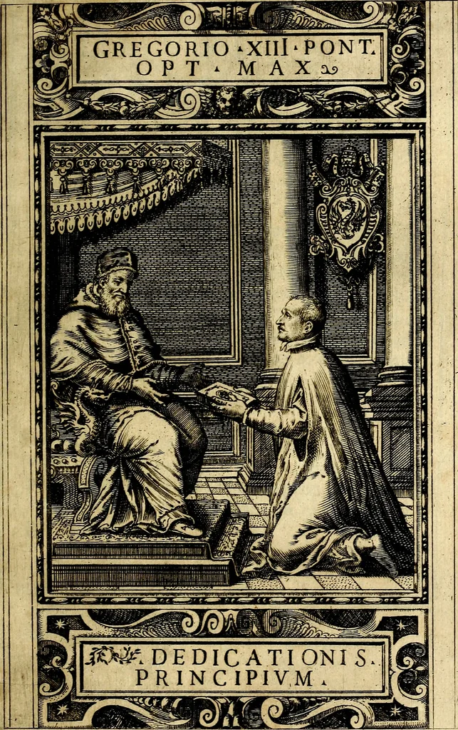 An illustration from Delle allusioni, imprese, et emblemi del Sig. Principio Fabricii da Teramo sopra la vita, opere, et attioni di Gregorio XIII Pontefice Massimo libri VI .., 1588, leaf 22