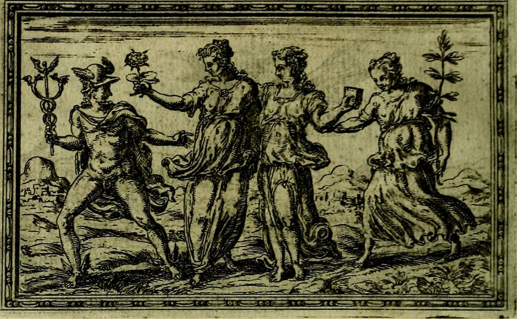 An illustration from Delle allusioni, imprese, et emblemi del Sig. Principio Fabricii da Teramo sopra la vita, opere, et attioni di Gregorio XIII Pontefice Massimo libri VI .., 1588, leaf 221