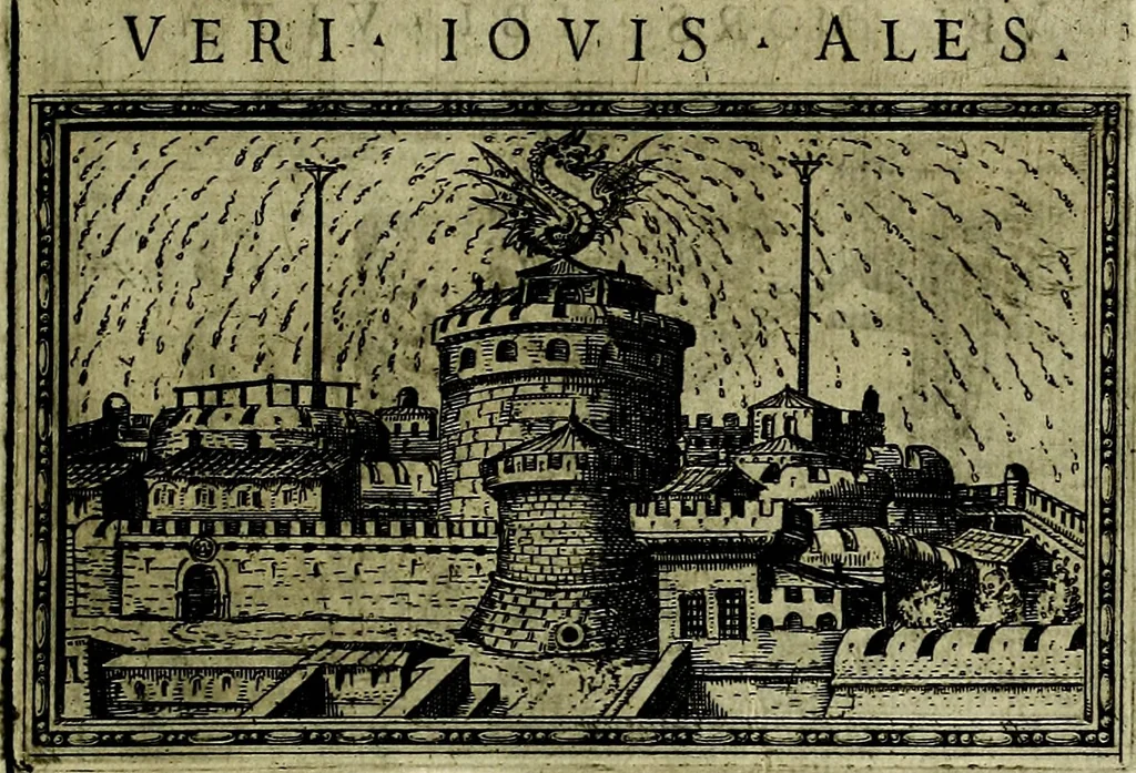 An illustration from Delle allusioni, imprese, et emblemi del Sig. Principio Fabricii da Teramo sopra la vita, opere, et attioni di Gregorio XIII Pontefice Massimo libri VI .., 1588, leaf 230
