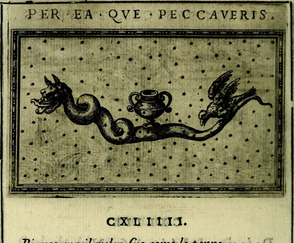 An illustration from Delle allusioni, imprese, et emblemi del Sig. Principio Fabricii da Teramo sopra la vita, opere, et attioni di Gregorio XIII Pontefice Massimo libri VI .., 1588, leaf 233