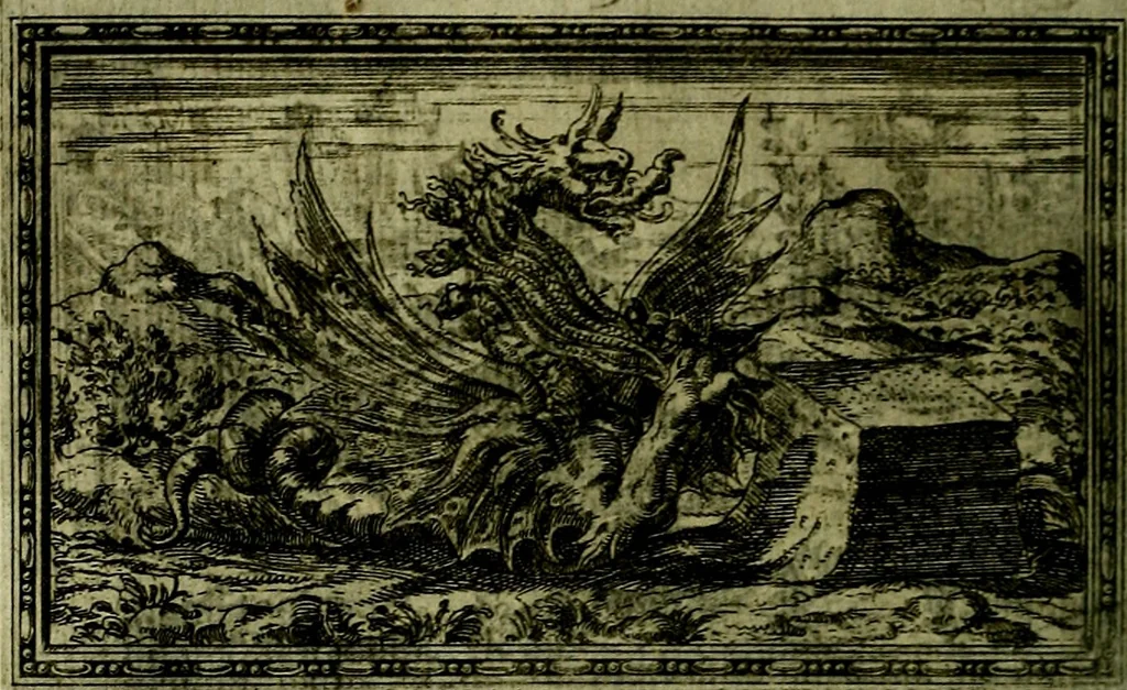 An illustration from Delle allusioni, imprese, et emblemi del Sig. Principio Fabricii da Teramo sopra la vita, opere, et attioni di Gregorio XIII Pontefice Massimo libri VI .., 1588, leaf 235