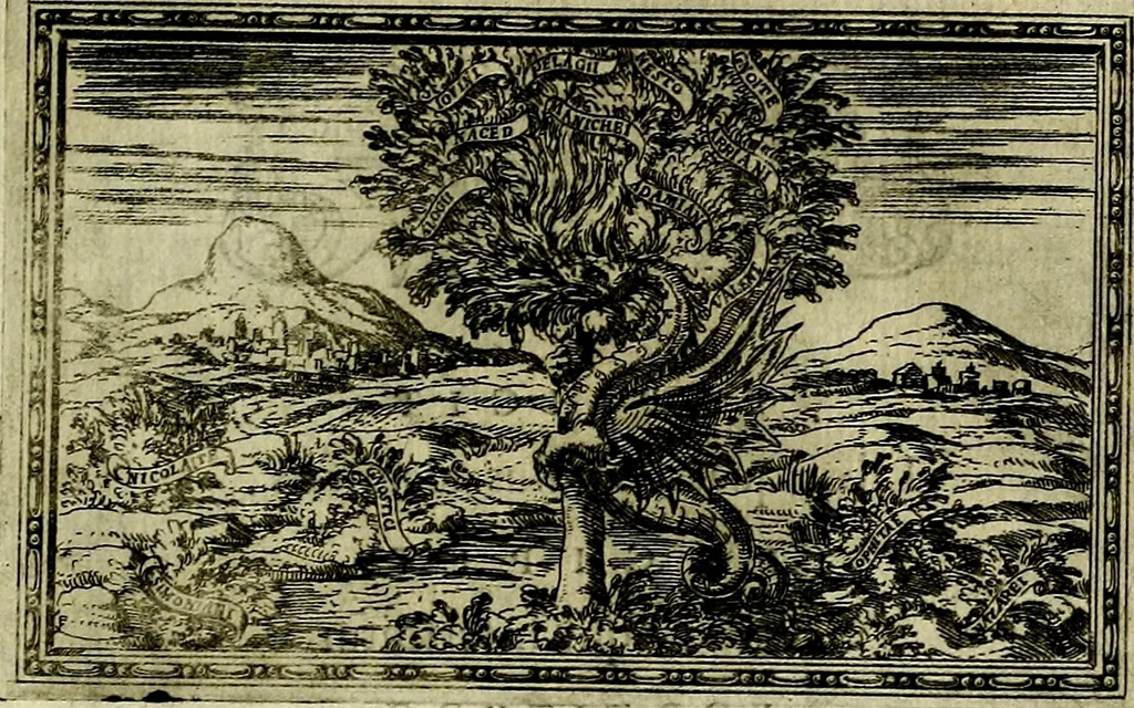 An illustration from Delle allusioni, imprese, et emblemi del Sig. Principio Fabricii da Teramo sopra la vita, opere, et attioni di Gregorio XIII Pontefice Massimo libri VI .., 1588, leaf 240