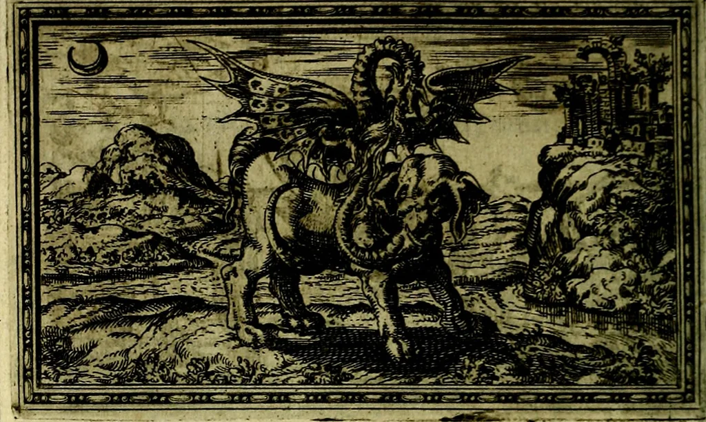 An illustration from Delle allusioni, imprese, et emblemi del Sig. Principio Fabricii da Teramo sopra la vita, opere, et attioni di Gregorio XIII Pontefice Massimo libri VI .., 1588, leaf 247