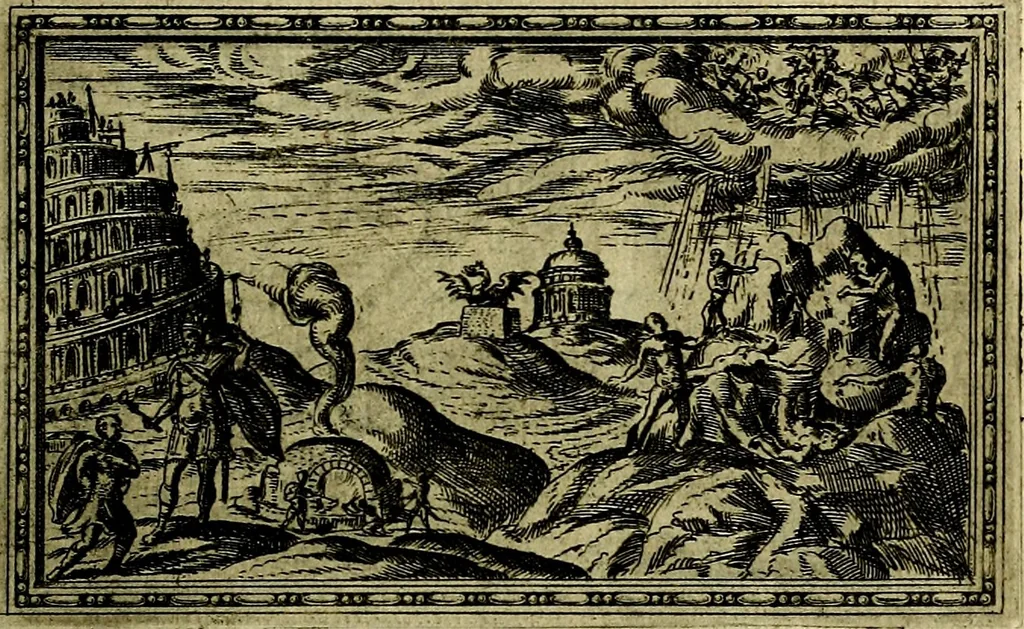 An illustration from Delle allusioni, imprese, et emblemi del Sig. Principio Fabricii da Teramo sopra la vita, opere, et attioni di Gregorio XIII Pontefice Massimo libri VI .., 1588, leaf 248