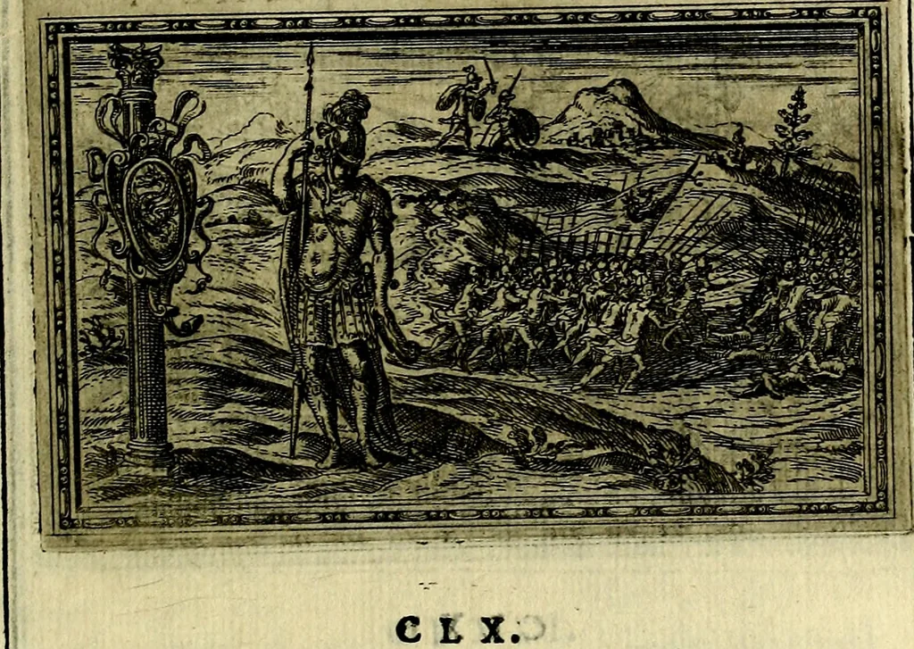 An illustration from Delle allusioni, imprese, et emblemi del Sig. Principio Fabricii da Teramo sopra la vita, opere, et attioni di Gregorio XIII Pontefice Massimo libri VI .., 1588, leaf 254