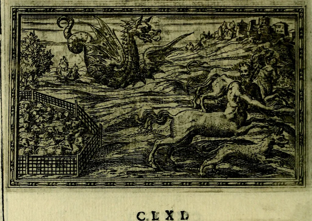 An illustration from Delle allusioni, imprese, et emblemi del Sig. Principio Fabricii da Teramo sopra la vita, opere, et attioni di Gregorio XIII Pontefice Massimo libri VI .., 1588, leaf 255