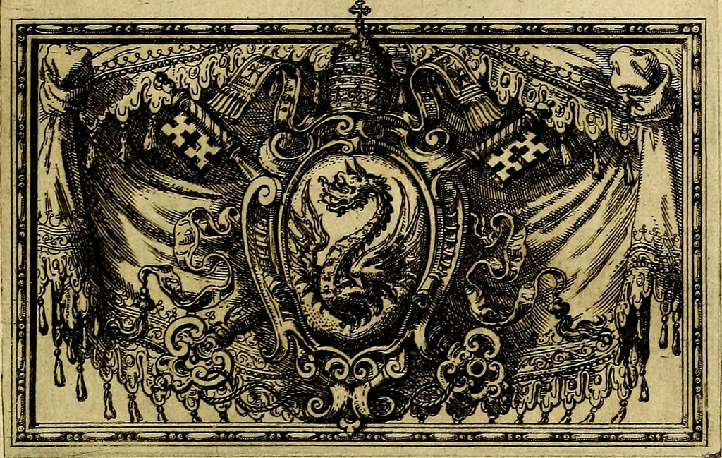 An illustration from Delle allusioni, imprese, et emblemi del Sig. Principio Fabricii da Teramo sopra la vita, opere, et attioni di Gregorio XIII Pontefice Massimo libri VI .., 1588, leaf 26