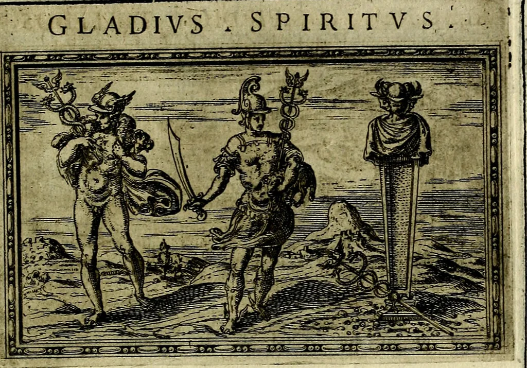 An illustration from Delle allusioni, imprese, et emblemi del Sig. Principio Fabricii da Teramo sopra la vita, opere, et attioni di Gregorio XIII Pontefice Massimo libri VI .., 1588, leaf 268