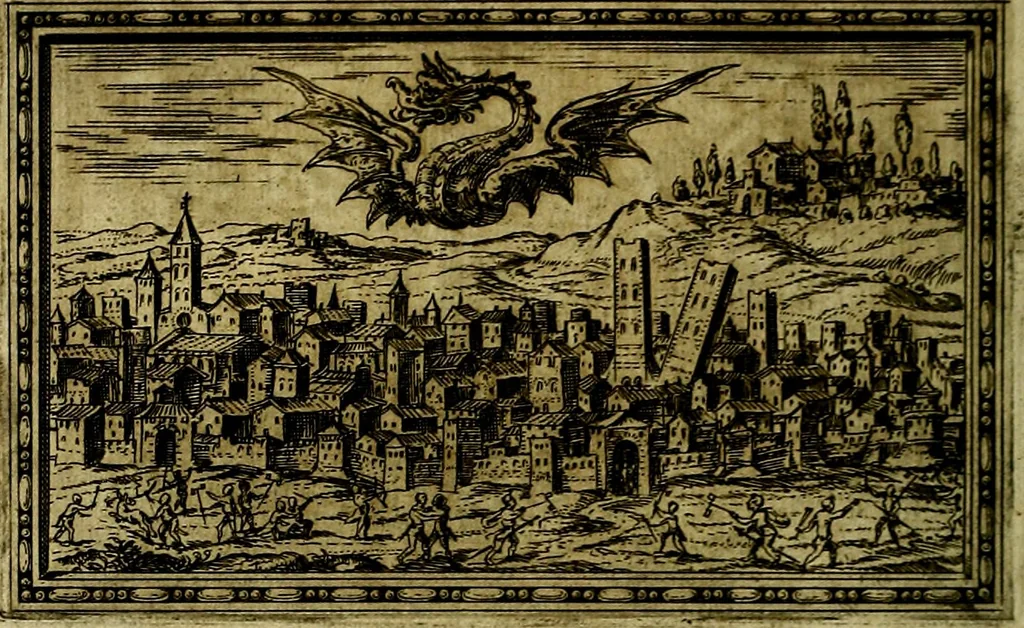 An illustration from Delle allusioni, imprese, et emblemi del Sig. Principio Fabricii da Teramo sopra la vita, opere, et attioni di Gregorio XIII Pontefice Massimo libri VI .., 1588, leaf 27