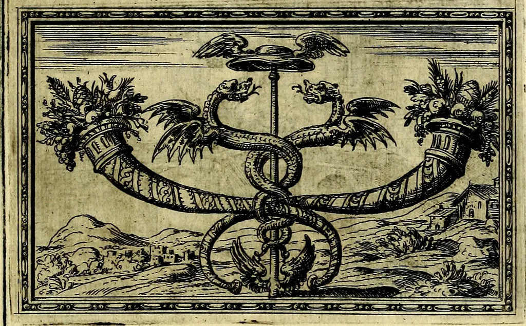 An illustration from Delle allusioni, imprese, et emblemi del Sig. Principio Fabricii da Teramo sopra la vita, opere, et attioni di Gregorio XIII Pontefice Massimo libri VI .., 1588, leaf 294
