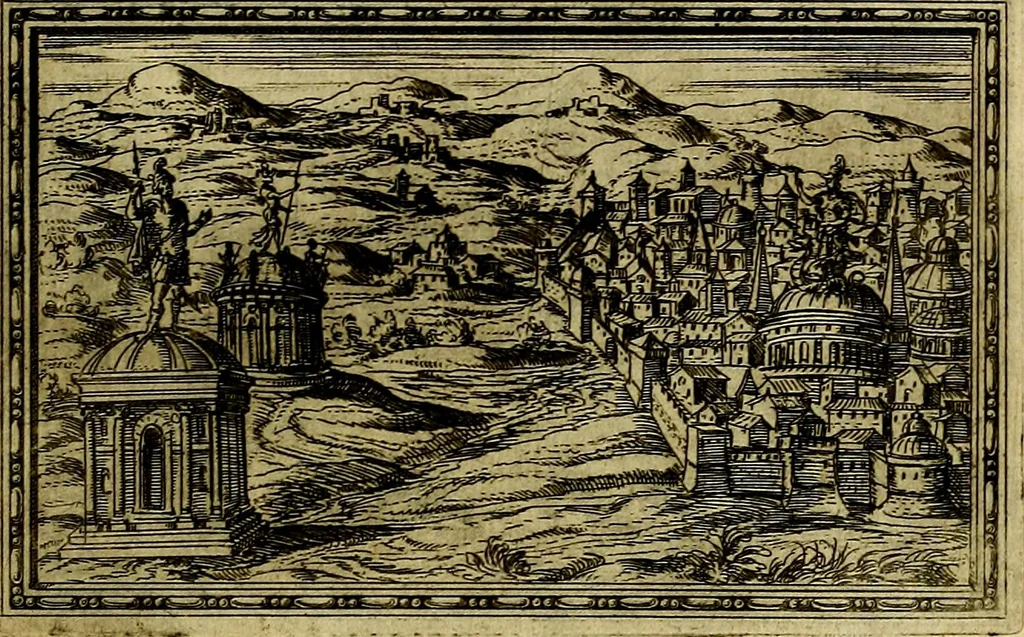 An illustration from Delle allusioni, imprese, et emblemi del Sig. Principio Fabricii da Teramo sopra la vita, opere, et attioni di Gregorio XIII Pontefice Massimo libri VI .., 1588, leaf 298