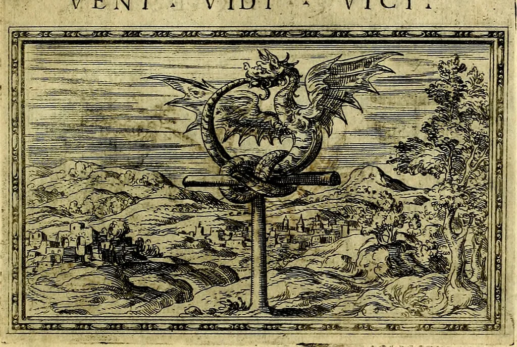 An illustration from Delle allusioni, imprese, et emblemi del Sig. Principio Fabricii da Teramo sopra la vita, opere, et attioni di Gregorio XIII Pontefice Massimo libri VI .., 1588, leaf 300