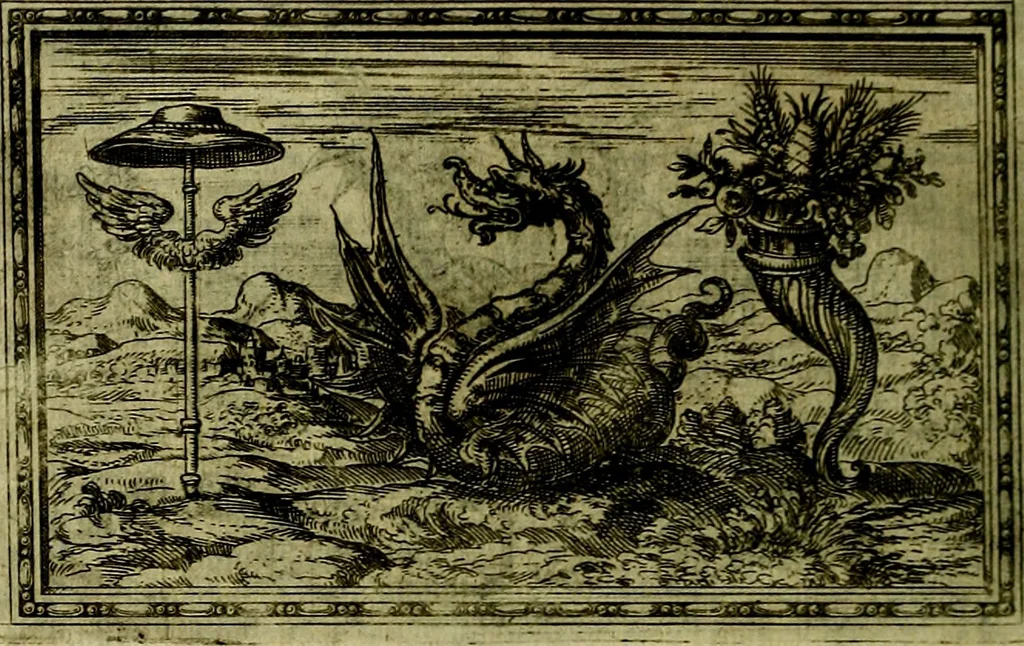An illustration from Delle allusioni, imprese, et emblemi del Sig. Principio Fabricii da Teramo sopra la vita, opere, et attioni di Gregorio XIII Pontefice Massimo libri VI .., 1588, leaf 301