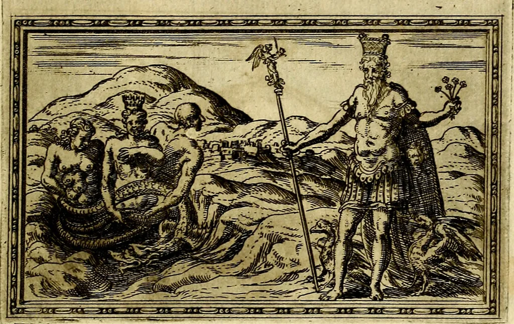 An illustration from Delle allusioni, imprese, et emblemi del Sig. Principio Fabricii da Teramo sopra la vita, opere, et attioni di Gregorio XIII Pontefice Massimo libri VI .., 1588, leaf 32